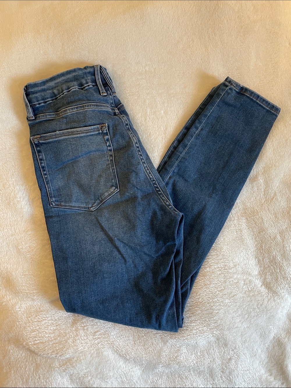 Good American Blue Skinny Jeans Size 12/31— Good Waist